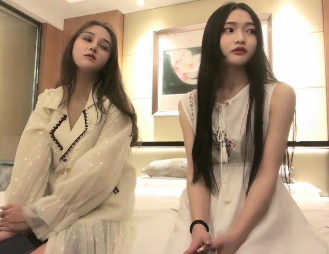 The two lustful girls enjoy the blessing of the whole family